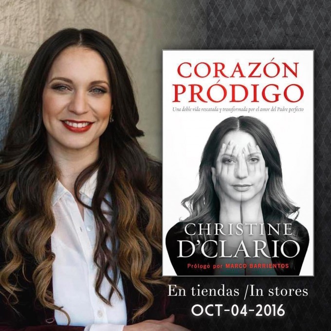 Christine D’Clario presenta su primer libro en Expolit
